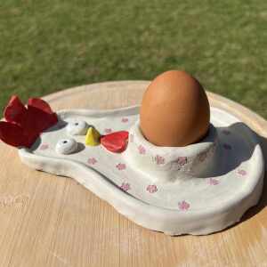 clay egg cup